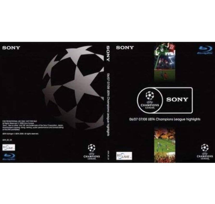UEFA Champions League ハイライト DVD 11枚セット SONY 06/2007 to 07/2008 UEFA Champions League Highlights Blu